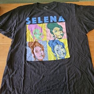Womens Selena Quintanilla Andy Warhol Inspired T Shirt Size XL